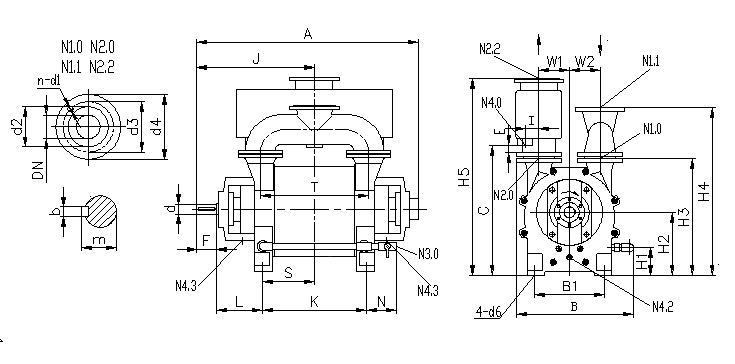 2BE1 102/103/151/152/153ͷװߴ